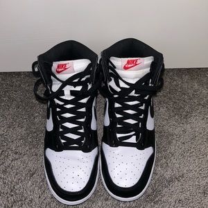 Nike panda high dunks